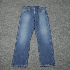 Vintage Levi's 501 Jeans Mens 34x30 Blue Straight Leg Button Fly Made in USA