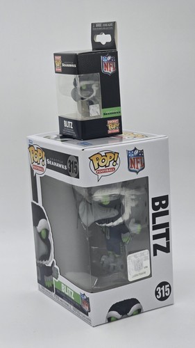 Funko Pop Combo - NFL Seattle Seahawks Mascota: Blitz - 1 Regular y 1 Llavero! - Imagen 2 de 3