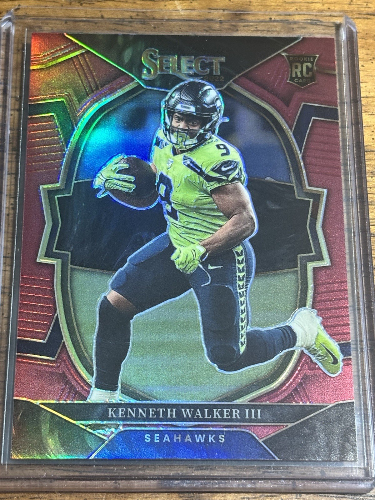 2022 Panini Select Kenneth Walker III #2 Maroon Prizm /149 Rookie Seahawks RC SP