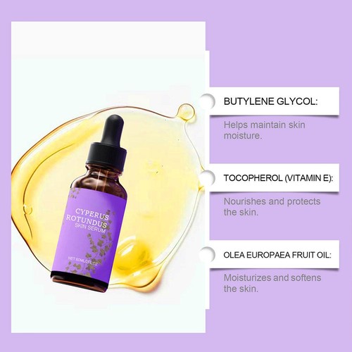 1-3 Pack CyperGlow - Cyperus Rotundus Skin Serum CyperGlow Oil Gentle Care 60 Ml - Picture 7 of 15