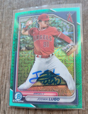 Joswa Lugo Signed 2024 1st Bowman Chrome Baseball Card #BCP-237 Angels /299 Mojo