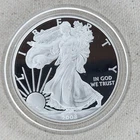 2008-W Proof American Silver Eagle Dollar US Mint $1 with Capsule