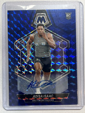 Adisa Isaac,  2024 Panini Mosaic, Rookie Autograph, Mosaic Blue, #374,  /99