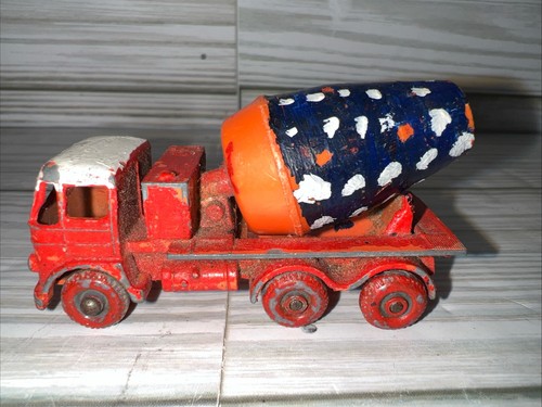(3) Vintage Matchbox Autos #3 #26 & #68 ~ Radio Truck Bedford Kipper Zement Mix - Bild 9 von 13