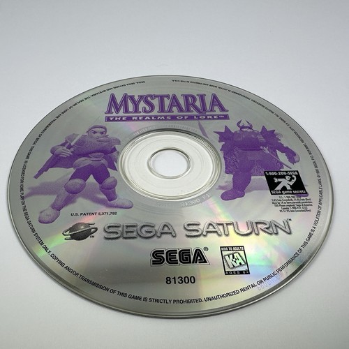 Mystaria: The Realms of Lore (Sega Saturn, 1995) Disc Only! - Picture 1 of 3