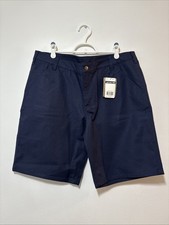Carhartt Loose Fit Shorts Women's Sz 16 Navy Blue Canvas Rugged Work Hiking NWT