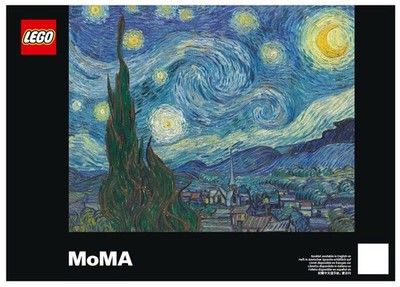 LEGO  Instruction/Anleitung 21333 - The Starry Night -  (Vincent van Gogh)