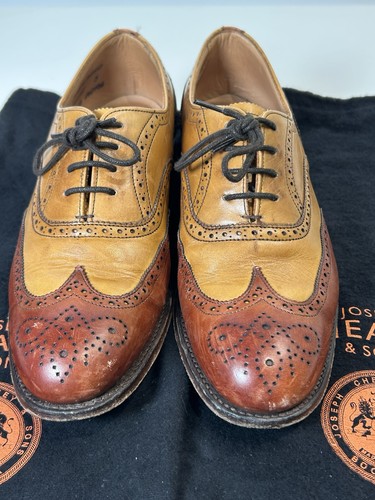 Joseph Cheaney "Maisie" braune Brogue-Schnürschuhe aus Leder Damengröße 5 - Bild 7 von 10