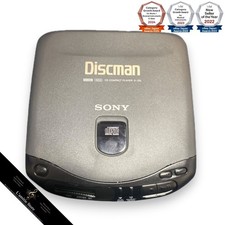 Sony Discman D135 Portable CD Player with Box Tested Good Condition