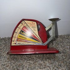 Vintage Jiffy-Way Egg Scale Owatonna MN Primitive Farmhouse Kitchen **WORKS**