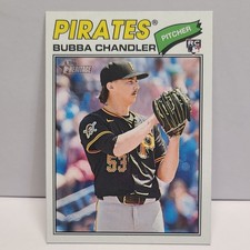 Topps Series 1 Bubba Chandler Rookie Card #283 Player Number Variation Pirates