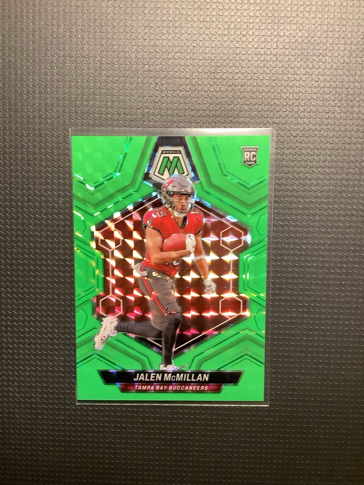 Jalen McMillan Panini Mosaic #373 Green Fluorescent