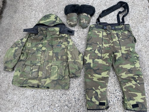 Northern Outfitters - CAMO - LARGE Extreme Arctic Winter Set - Coat/Bibs/Mittens