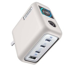 Silicone Case for Anker Laptop Charger 140W MAX USB C Charger, 4-Port Full-Bod