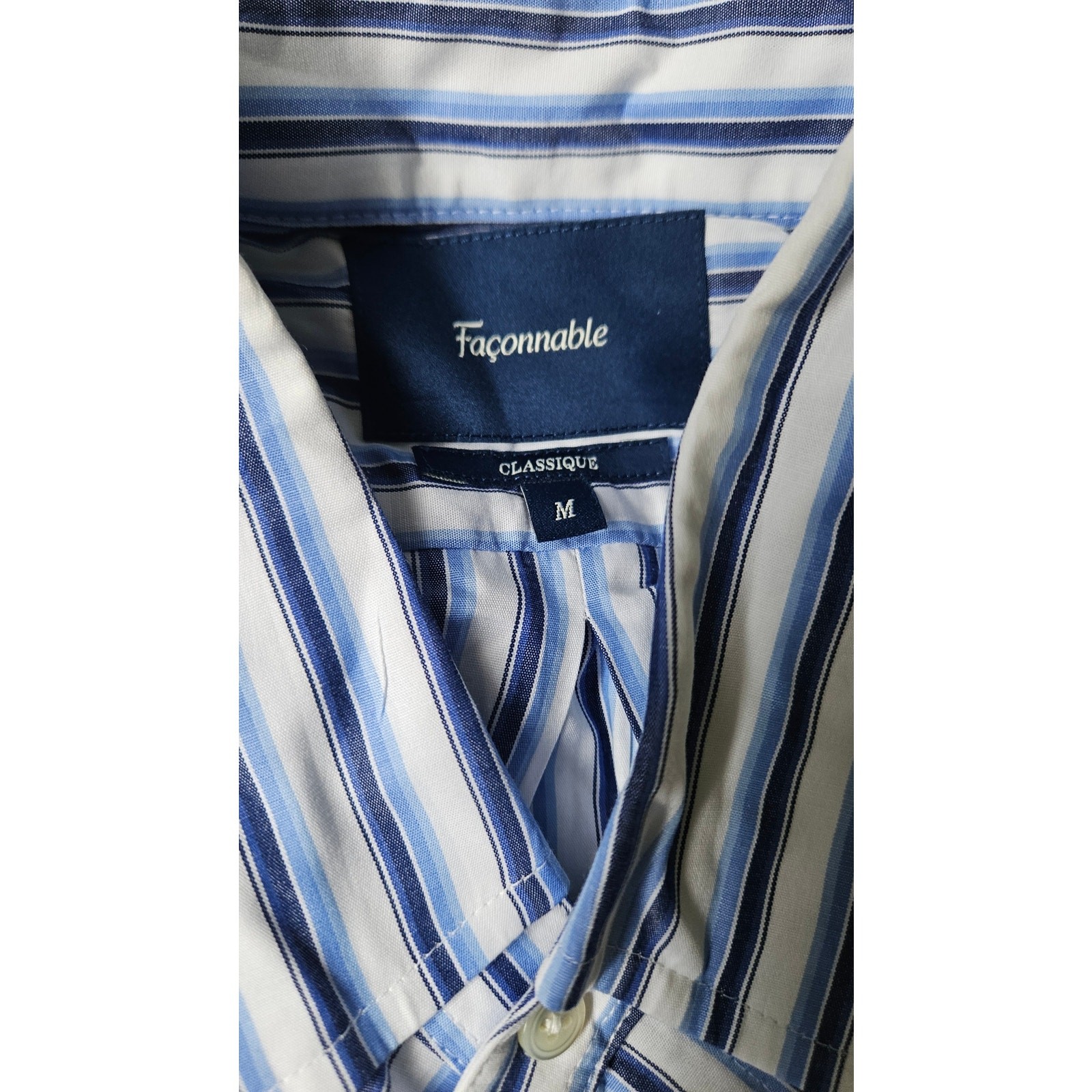Façonnable Classique Striped Button Down Shirt Sh… - image 3