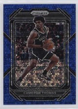 2022-23 Panini Prizm Fast Break Blue Prizm 97/150 Cameron Thomas #20 1r13