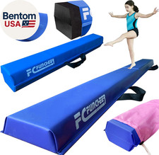6FT/9FT Folding Balance Beam for Kids Ages 3-15- Foldable Gymnastics Floor Beam,