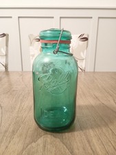 Vintage 1976 Ball Bicentennial Eagle Blue Mason Jar 1 Quart with Lid – Rare