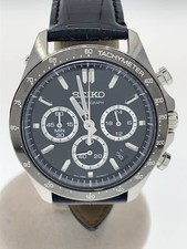 SEIKO Quartz Watch Analog Stainless BLK BLK 8T63 00D0