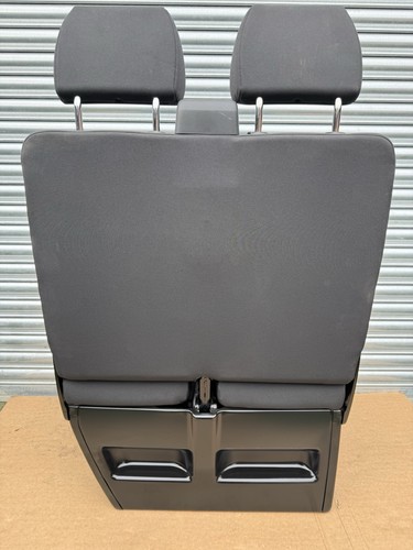 Genuine VW Transporter T6 T6.1 Shuttle Double Bench Seat Bricks Cloth Heated - Bild 8 von 10
