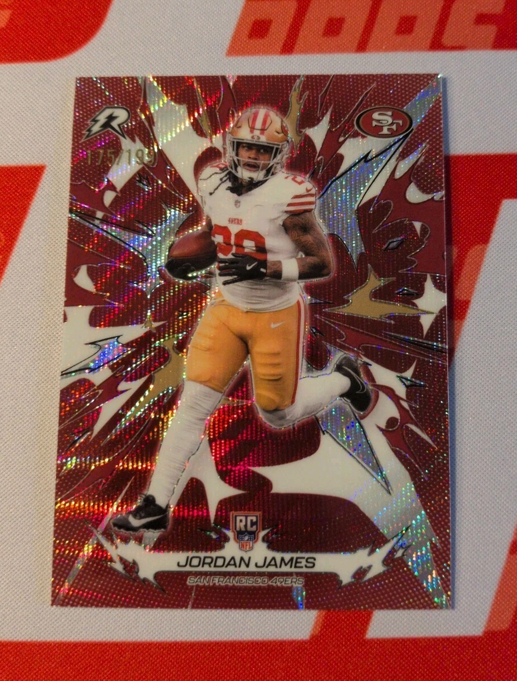 Topps Resurgence 2026 Jordan James Spark San Francisco 49ers Rookie #29 /199