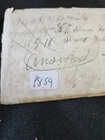Rare Original Pre Civil War Era Embossed Letter Answered 1859