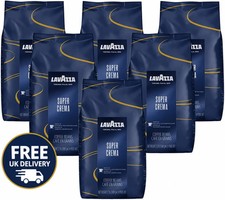 Lavazza Super Crema Coffee Beans (6 Packs of 1kg)