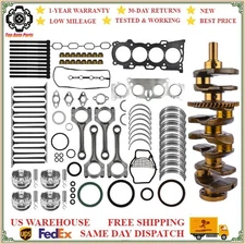 Overhaul Engine Rebuild Kit For 2AZFE Toyota Camry RAV4 Solara Matrix Scion 2.4L