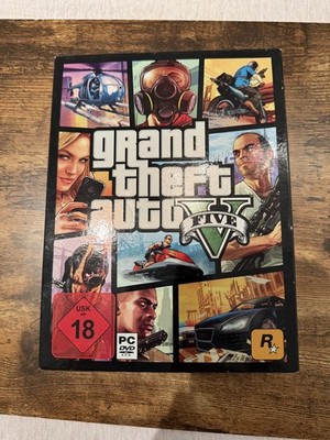 Grand Theft Auto V GTA 5 für PC - Big Box 7 CDs + Karte +  Sammleredition