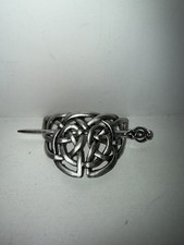Viking Norse Celtic Infinity Knot Hair Pin Silver