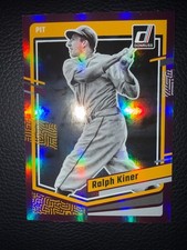 Ralph Kiner 173 Orange and Purple holo Donruss 173 Pittsburg Pirates