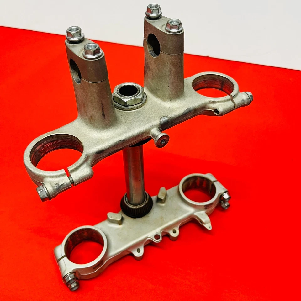 CR85 Triple Abrazaderas Árboles Completo Original OEM HONDA CR 85 R RB (2003-2008) Foto 2 de 4