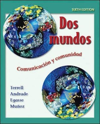 DOS MUNDOS STUDENT EDITION WITH ONLINE LEARNING CENTER By Tracy Terrell VG