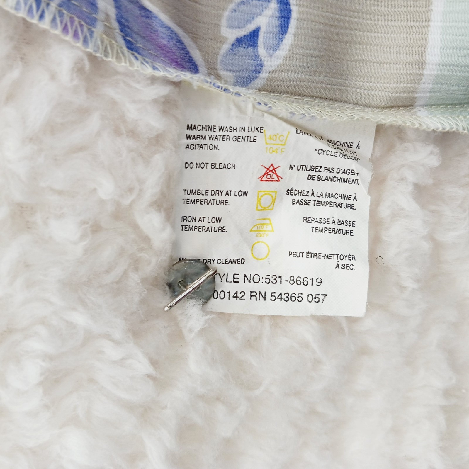 Blouse Size 14 Orchid Bloomcore Patchwork Office … - image 13