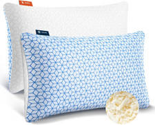 Love Attitude King Size Pillows, Shredded Memory Foam Pillows King 2 Pack  Firm