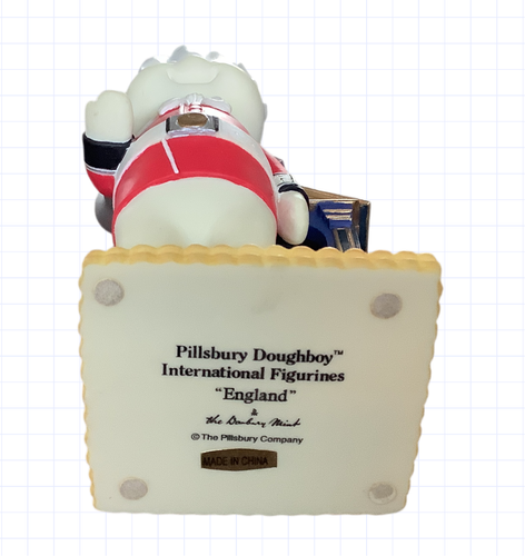 Figura Internacional Danbury Mint Pillsbury Doughboy Inglaterra Gran Bretaña Beefeater - Imagen 9 de 9