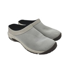 Merrell Encore Breeze 4 Aluminum Gray Mesh Slip On Clogs Womens 8 J001418