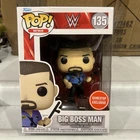 Funko Pop! Vinyl: WWE - Big Boss Man - GameStop (Exclusive) #135 New Dinged Side