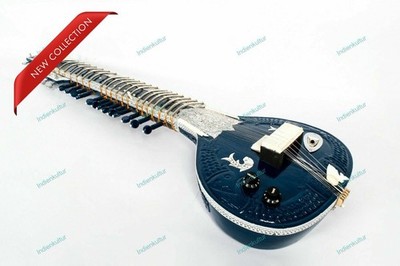 Hand Painted Tun Wood  String Best Quality  ElectricTravel Sitar Indian Musical