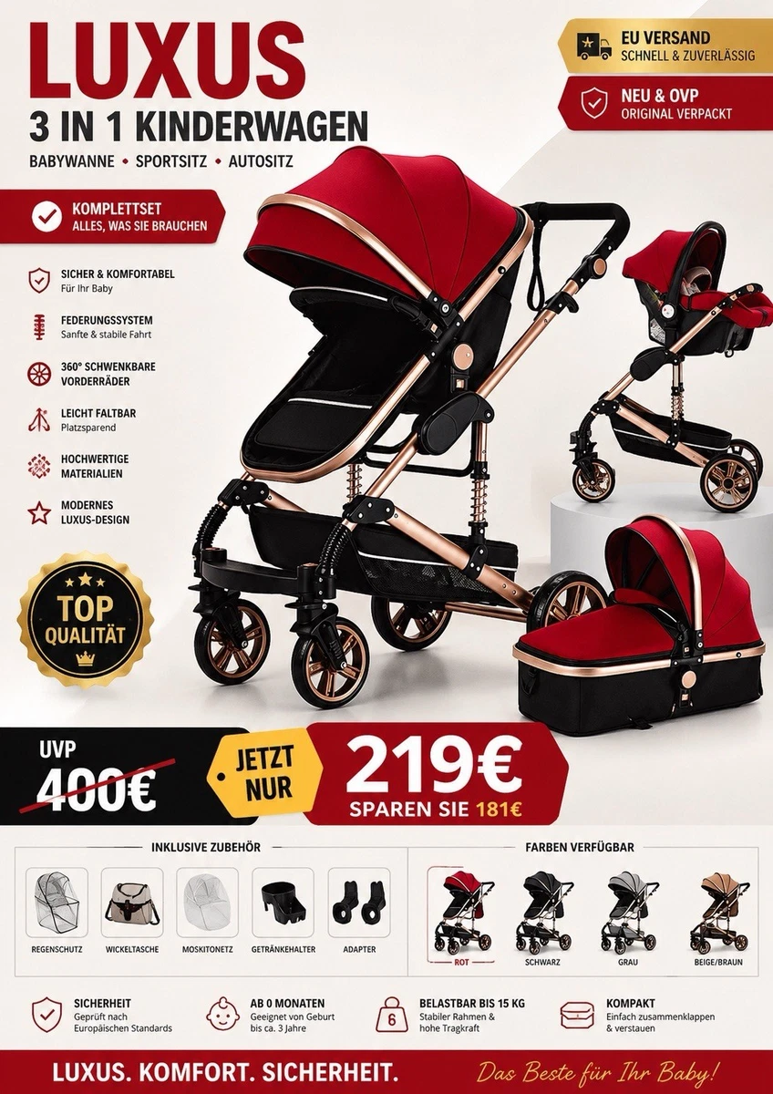 Luxus Kinderwagen online kaufen | eBay.de