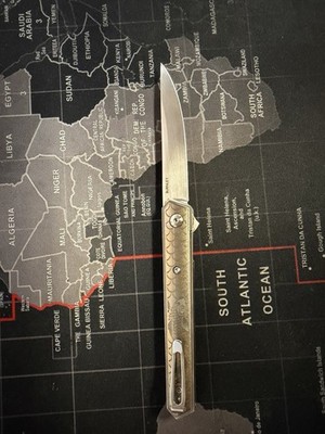 Boker Burnley Kwaiken Titanium handle  - Laser Engraved scales Koi