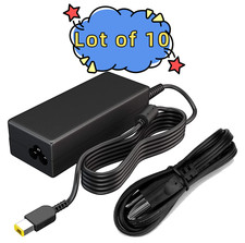 Lot of 10 Genuine LENOVO 65W Slim-Tip 20V 3.25A AC Power Adapter Charger