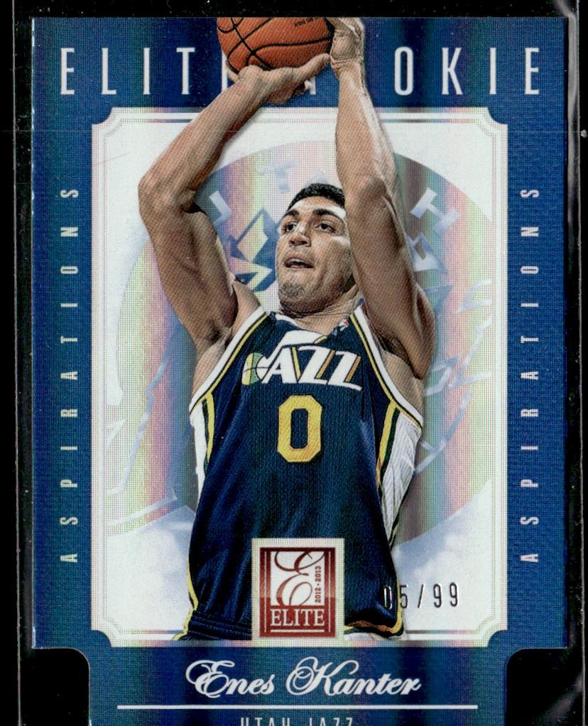 2012-13 Panini Elite Enes Kanter Aspirations RC #/99 HS