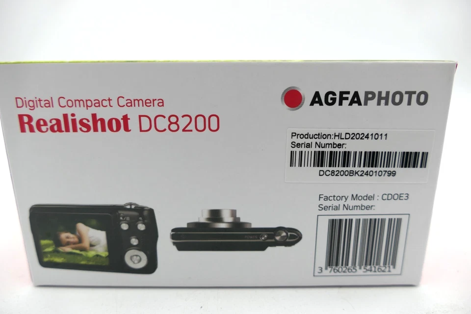 AGFAPHOTO Realishot DC8200 Kompakte Digitalkamera Schwarz 21 MP - Bild 3 von 4