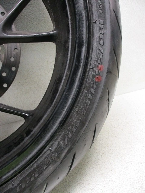 15 2015 BMW F800R Rear Wheel Rim & Tire Assembly 180/55ZR17 OEM LKQ Foto 4 de 4