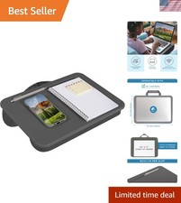 Compact Lap Desk   Charcoal, Fits 14" Laptops