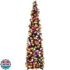 NandT NIETING Halloween Tree Decorations with 100LED Lights 5FT P