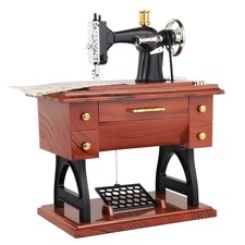 Vintage Sewing Machine Design Mini Music Box, Home Deco, Birthday Christmas Gift