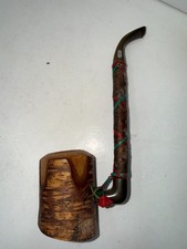 Unique Ropp Stand Easy Sitting Cherry Wood Pipe Alpine - 7.5in ~ France