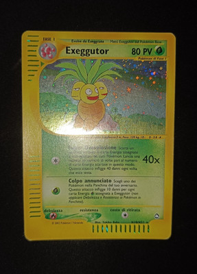 Pokemon Exeggutor H10/H32 Aquapolis - Rare Holo ITA EXC WOTC Baba
